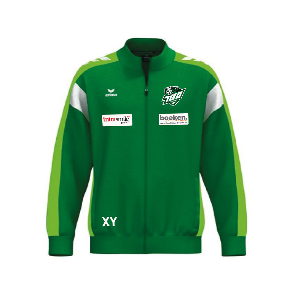 Trainingsjacke ohne Kapuze